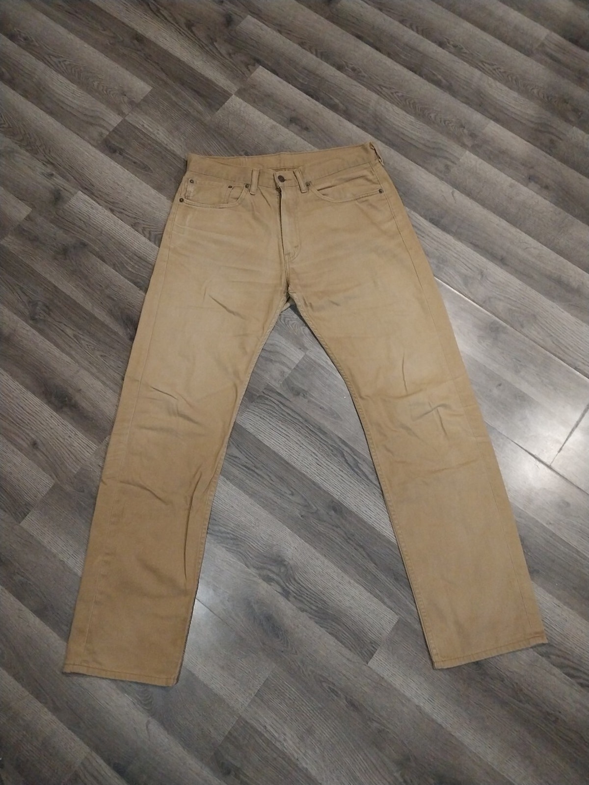 Mens Brown Levi 505 3434